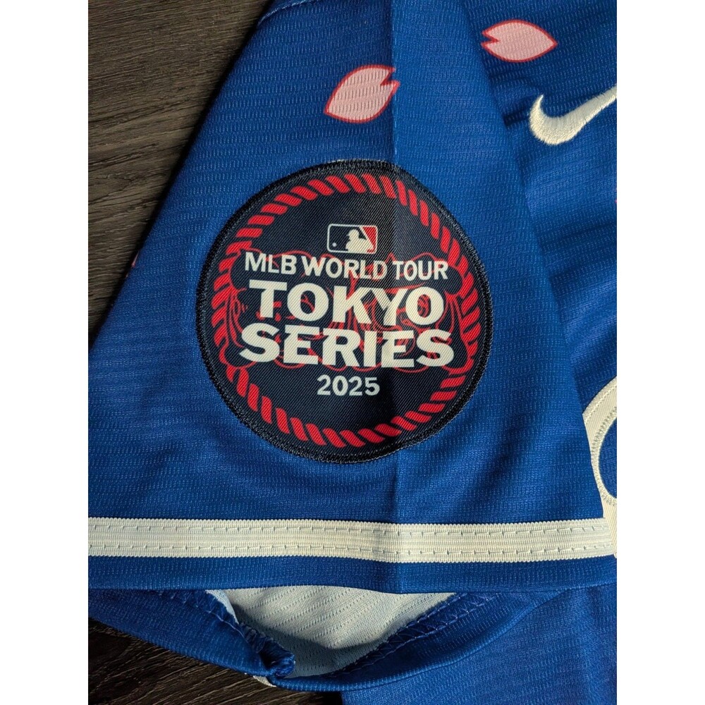 Shohei Ohtani #17 Tokyo Series Cherry Blossom Stitched Dodgers Men's Jersey - Picture 5 of 8